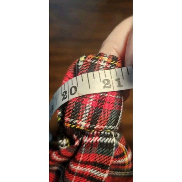 ADOME XL Red Plaid Emo Y2K Goth Punk Cosplay Lolita Schoolgirl Sexy Mini Skirt - Picture 8 of 8